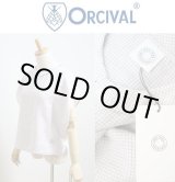 画像: 【SALE20%OFF】2025春夏 Orcival オーシバル オーチバル リネン100% フレンチスリーブ ドルマンスリーブ リネンシャツ チェック  #OR-B0360 LCH【Lady's】