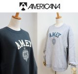 画像: 2025年秋冬NEW  Americana アメリカーナ 14ゲージ裏毛 リバースウィーブ クルーネック スウェット "AMEY" BRF-771A/1  レディース