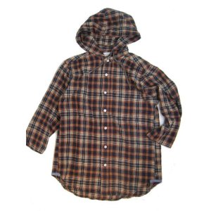 画像: Melple（メープル）3/4 Sleeve Flannel Hood Shirts  【Men's】