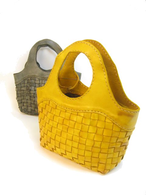 画像: Robita Mesh Leather Tote ANC-050 S , 2color