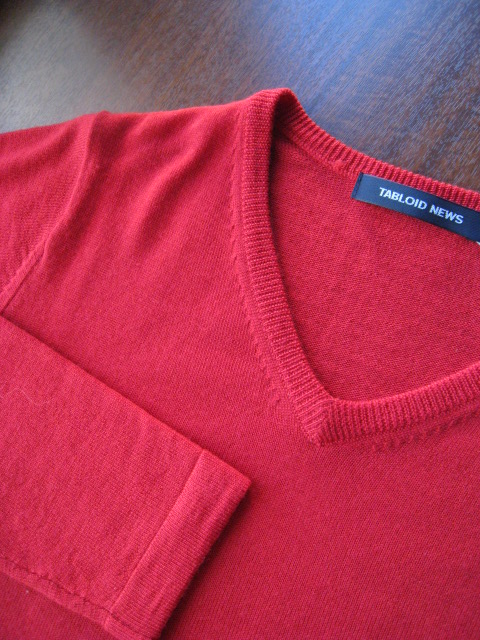 画像: TABLOID NEWS V/N Knit Red 
