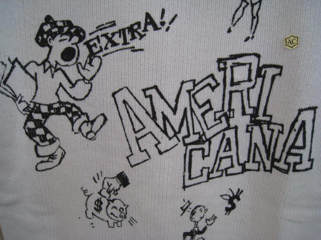 画像: Americana Zip Parka All Print Sweat UPしました