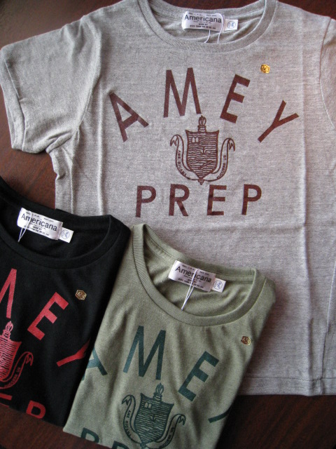 画像: Americana S/S Print Tee "A M E Y PREP" 3 color