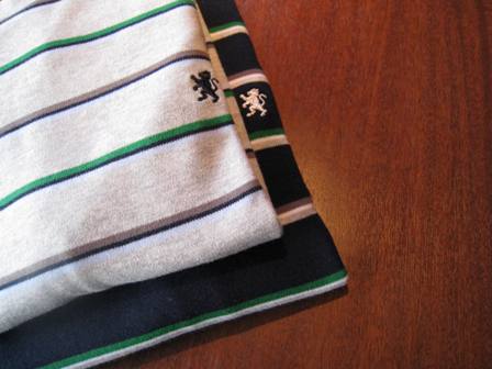 画像: Gymphlex Men's Interlock S/S border T×3 +multi border T×2