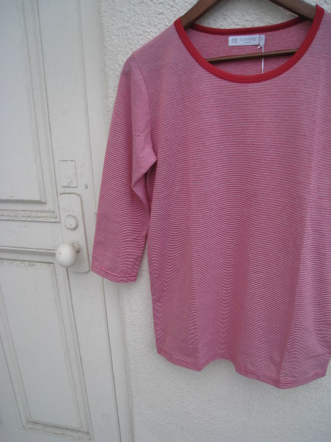 画像: SUNSPEL Q82 3/4 Stripe Tee 5051 Men's 3color/Lady's 2color