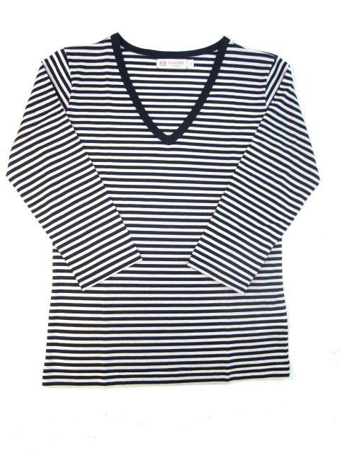 画像: SUNSPEL Lady's Q82 3/4 V-Neck × 2