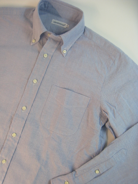 画像: SOUTIENCOL NEW ENGLAND'09 オックス B/D Shirts SAX , WHITE