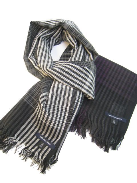 画像: TABLOID NEWS Wool 100% SCARF 2color