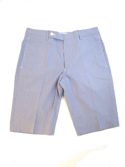 画像: SOUTIENCOL コットンメリル ギンガムチェック Shorts Navy 