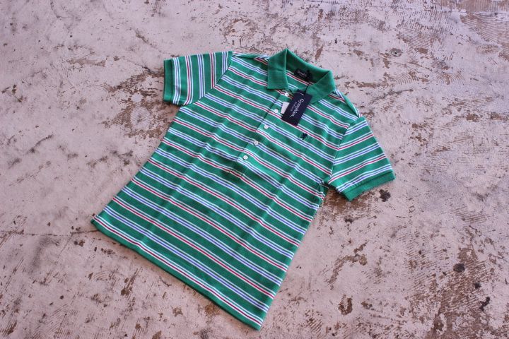 画像: 【50%OFF】GYMPHLEX（ジムフレックス） インターロック S/S POLO Multi Green【Lady's】