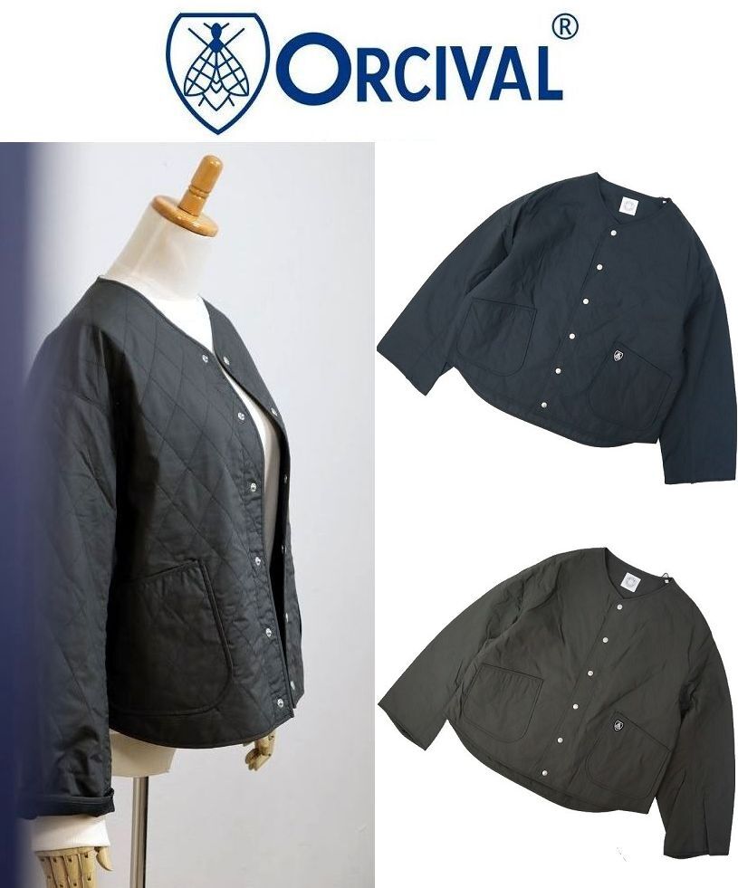 画像1: 2024秋冬 ORCIVAL オーシバル オーチバル INSULATION  QUILT SHORT BLOUSON カラーレスジャケット #OR-A0572 MTY レディース